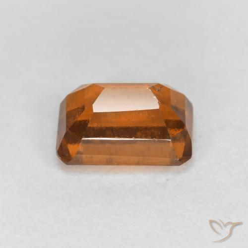 Hessonite Garnet Gemstone in 7 x 5 mm (calibrated) Size for Sale, Hessonite Garnet Stone in Amber Orange Color
