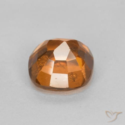 Hessonite Garnet Gemstone in 6 x 6 mm (calibrated) Size for Sale, Hessonite Garnet Stone in Deep Orange Color