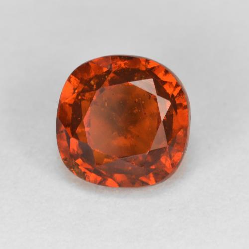 1.52 ct Orange Hessonite Garnet Gemstone, Hessonite Garnet Gem in Cushion-Cut Shape for Sale.