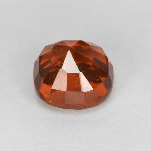 Hessonite Garnet Gemstone in 6.1 x 6.1 mm Size for Sale, Hessonite Garnet Stone in Deep Orange Color