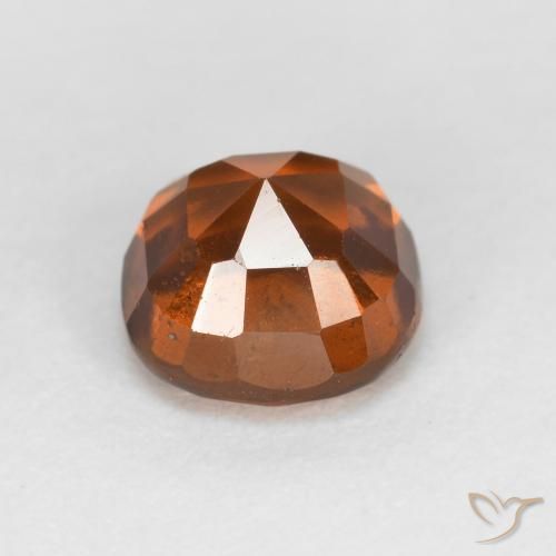 Hessonite Garnet Gemstone in 6 x 6 mm (calibrated) Size for Sale, Hessonite Garnet Stone in Fire Orange Color