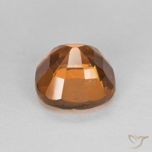 Hessonite Garnet Gemstone in 6 x 6 mm (calibrated) Size for Sale, Hessonite Garnet Stone in Apricot Orange Color