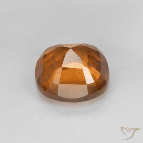 Hessonite Garnet Gemstone in 6 x 6 mm (calibrated) Size for Sale, Hessonite Garnet Stone in Medium Orange Color