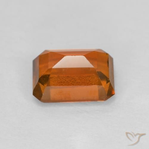 Hessonite Garnet Gemstone in 7 x 5 mm (calibrated) Size for Sale, Hessonite Garnet Stone in Amber Orange Color