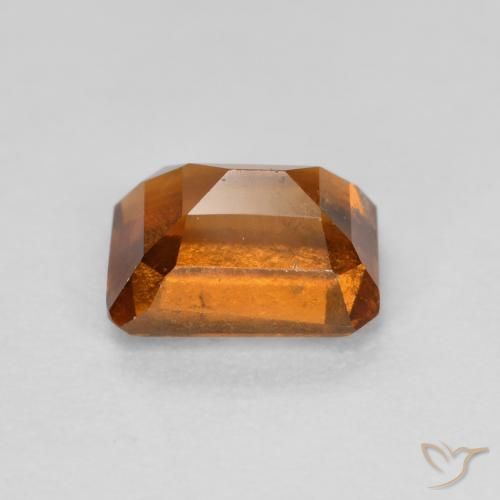 Hessonite Garnet Gemstone in 7 x 5 mm (calibrated) Size for Sale, Hessonite Garnet Stone in Amber Orange Color