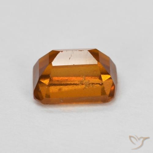 Hessonite Garnet Gemstone in 7 x 5 mm (calibrated) Size for Sale, Hessonite Garnet Stone in Medium-Dark Orange Color