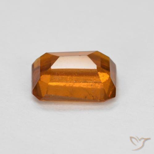 Hessonite Garnet Gemstone in 7 x 5 mm (calibrated) Size for Sale, Hessonite Garnet Stone in Yellowish Orange Color