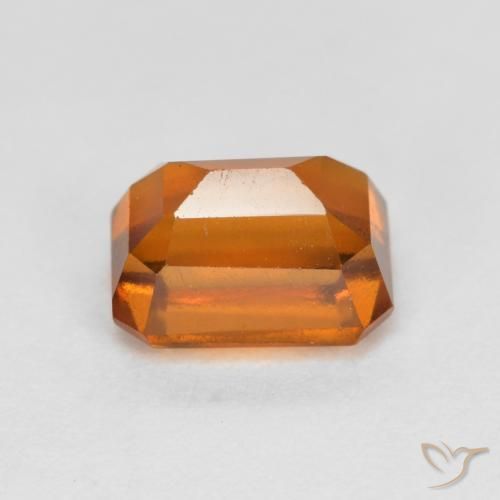 Hessonite Garnet Gemstone in 7 x 5 mm (calibrated) Size for Sale, Hessonite Garnet Stone in Reddish Orange Color