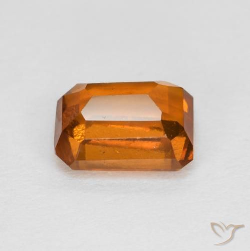 Hessonite Garnet Gemstone in 7 x 5 mm (calibrated) Size for Sale, Hessonite Garnet Stone in Yellowish Orange Color