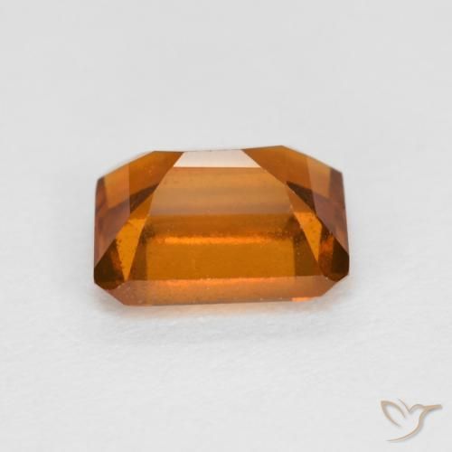 Hessonite Garnet Gemstone in 7 x 5 mm (calibrated) Size for Sale, Hessonite Garnet Stone in Medium Orange Color
