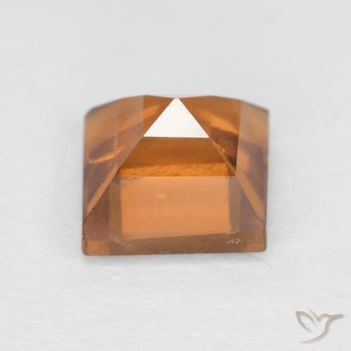 Hessonite Garnet Gemstone in 5 x 5 mm (calibrated) Size for Sale, Hessonite Garnet Stone in Yellowish Orange Color