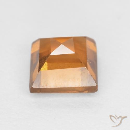 Hessonite Garnet Gemstone in 5 x 5 mm (calibrated) Size for Sale, Hessonite Garnet Stone in Orange Brown Color