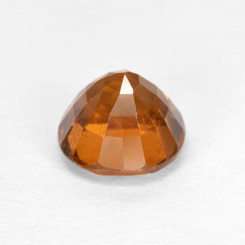 Hessonite Garnet Gemstone in 6 mm (calibrated) Size for Sale, Hessonite Garnet Stone in Medium Orange Color