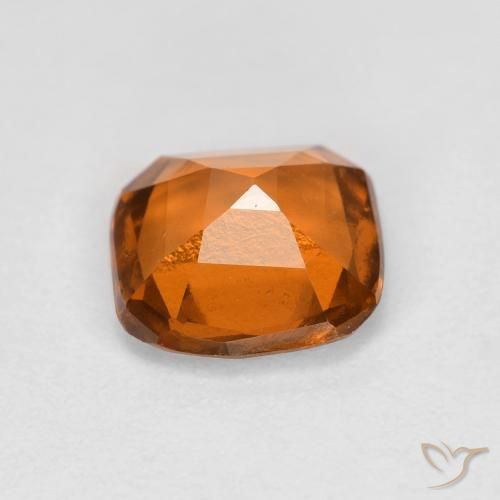 Hessonite Garnet Gemstone in 7 x 7 mm (calibrated) Size for Sale, Hessonite Garnet Stone in Yellowish Orange Color