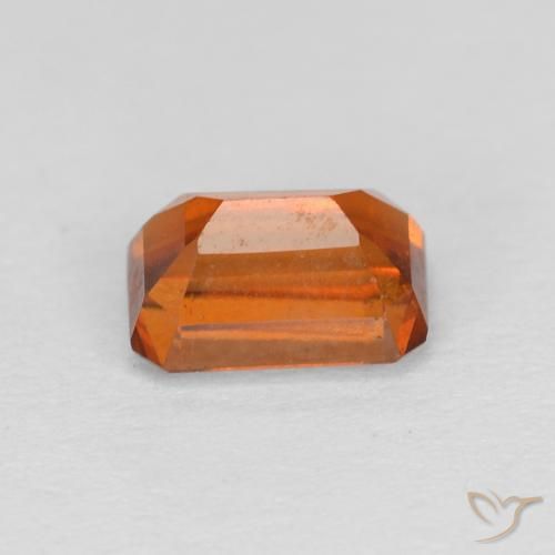 Hessonite Garnet Gemstone in 6.6 x 4.8 mm Size for Sale, Hessonite Garnet Stone in Deep Orange Color