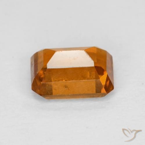 Hessonite Garnet Gemstone in 7 x 5 mm (calibrated) Size for Sale, Hessonite Garnet Stone in Yellowish Orange Color