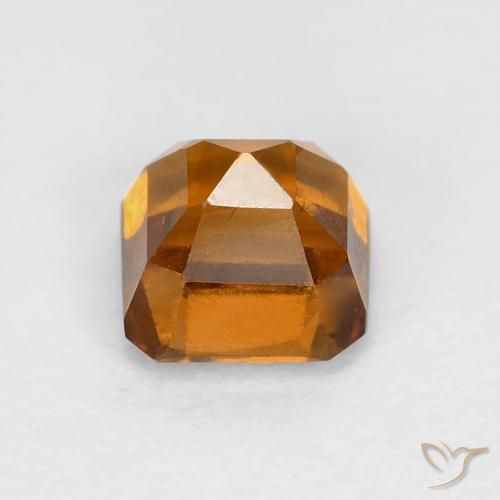 Hessonite Garnet Gemstone in 5 x 5 mm (calibrated) Size for Sale, Hessonite Garnet Stone in Yellowish Orange Color