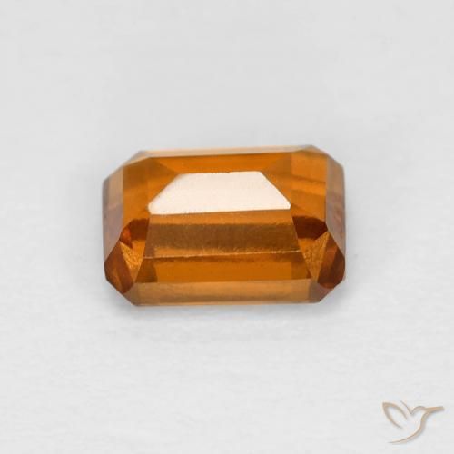 Hessonite Garnet Gemstone in 7 x 5 mm (calibrated) Size for Sale, Hessonite Garnet Stone in Yellowish Orange Color