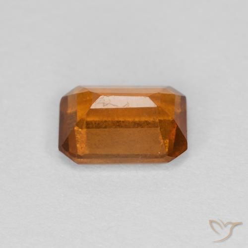Hessonite Garnet Gemstone in 7 x 5 mm (calibrated) Size for Sale, Hessonite Garnet Stone in Orange Brown Color