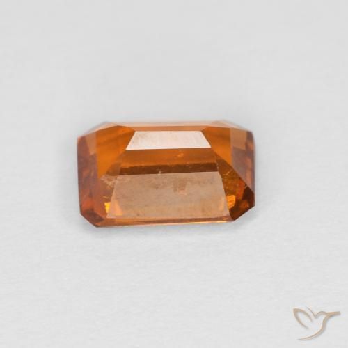 Hessonite Garnet Gemstone in 7 x 5 mm (calibrated) Size for Sale, Hessonite Garnet Stone in Deep Orange Color