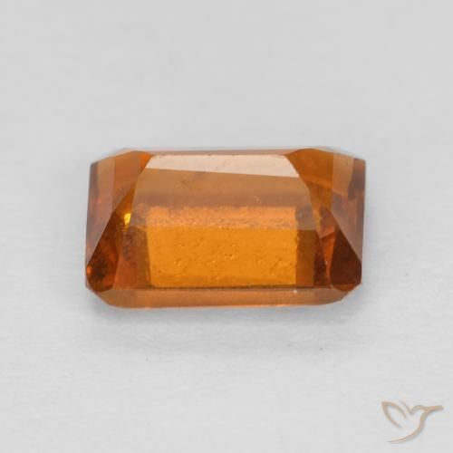 Hessonite Garnet Gemstone in 7 x 5 mm (calibrated) Size for Sale, Hessonite Garnet Stone in Deep Orange Color