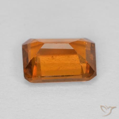 Hessonite Garnet Gemstone in 7 x 5 mm (calibrated) Size for Sale, Hessonite Garnet Stone in Deep Orange Color