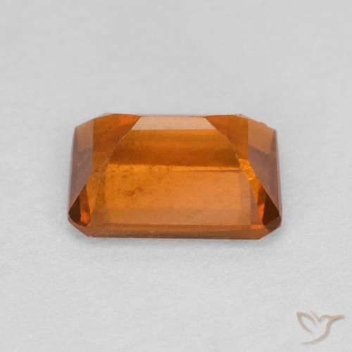 Hessonite Garnet Gemstone in 7 x 5 mm (calibrated) Size for Sale, Hessonite Garnet Stone in Deep Orange Color