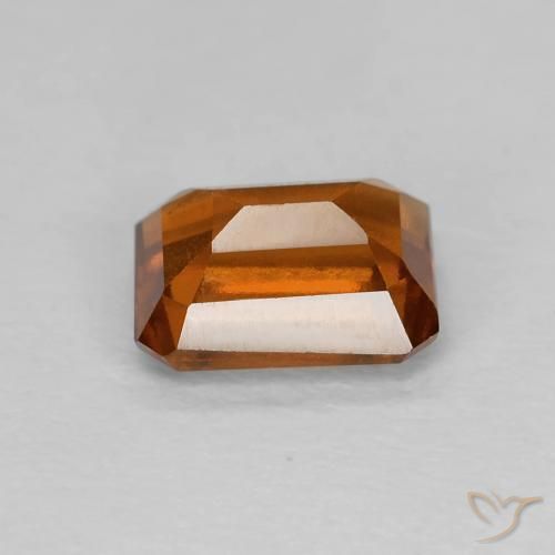 Hessonite Garnet Gemstone in 7 x 5 mm (calibrated) Size for Sale, Hessonite Garnet Stone in Amber Orange Color
