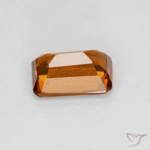 Hessonite Garnet Gemstone in 7 x 5 mm (calibrated) Size for Sale, Hessonite Garnet Stone in Medium Dark-Orange Color