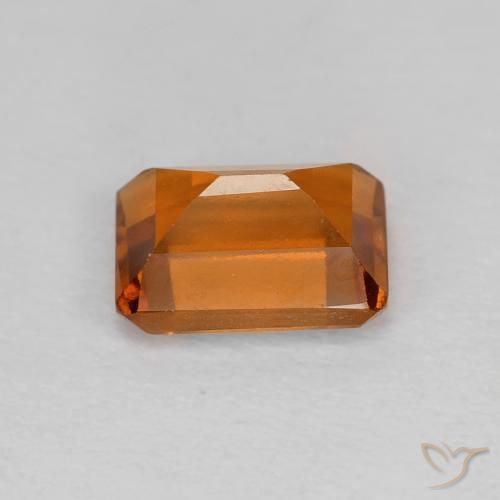 Hessonite Garnet Gemstone in 7 x 5 mm (calibrated) Size for Sale, Hessonite Garnet Stone in Deep Orange Color
