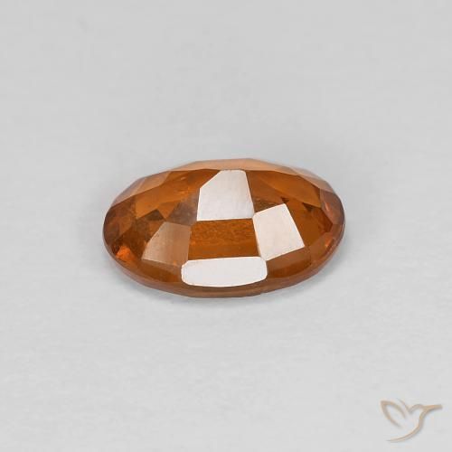 Hessonite Garnet Gemstone in 7 x 5 mm (calibrated) Size for Sale, Hessonite Garnet Stone in Deep Orange Color