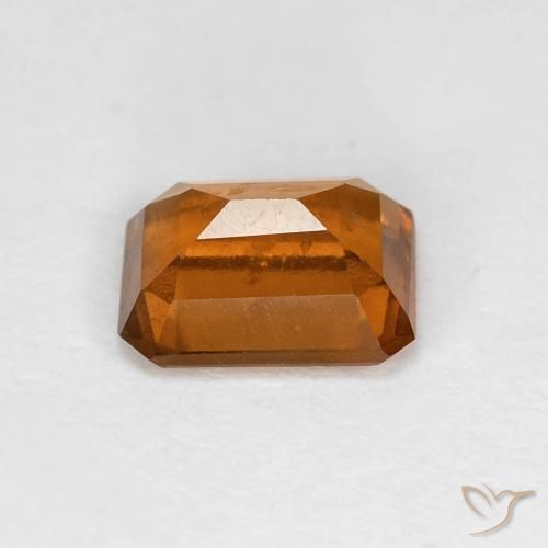 Hessonite Garnet Gemstone in 7 x 5 mm (calibrated) Size for Sale, Hessonite Garnet Stone in Deep Orange Color