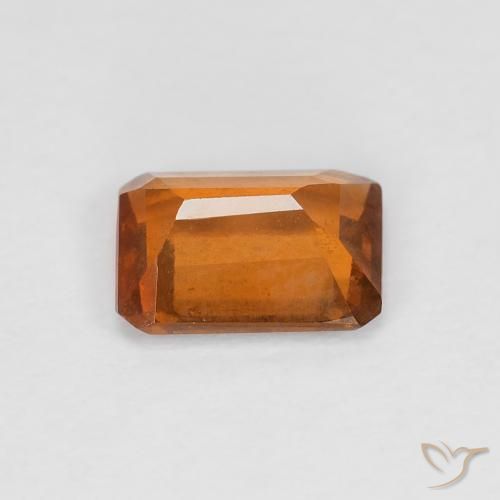 Hessonite Garnet Gemstone in 7 x 5 mm (calibrated) Size for Sale, Hessonite Garnet Stone in Yellowish Orange Color