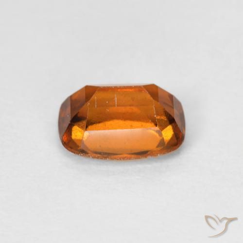 Hessonite Garnet Gemstone in 7 x 5 mm (calibrated) Size for Sale, Hessonite Garnet Stone in Medium Orange Color