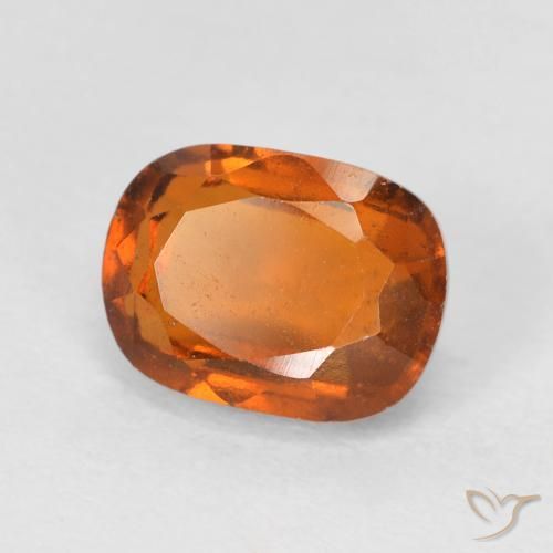 2.23 ct Orange Hessonite Garnet Stone, Natural Hessonite Garnet in Cushion-Cut Shape for Sale
