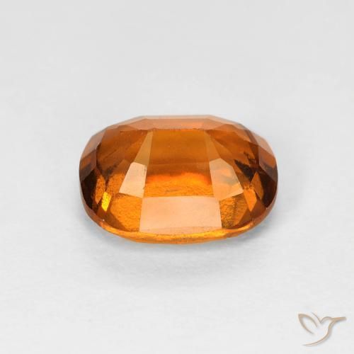 Hessonite Garnet Gemstone in 8 x 6 mm (calibrated) Size for Sale, Hessonite Garnet Stone in Deep Orange Color