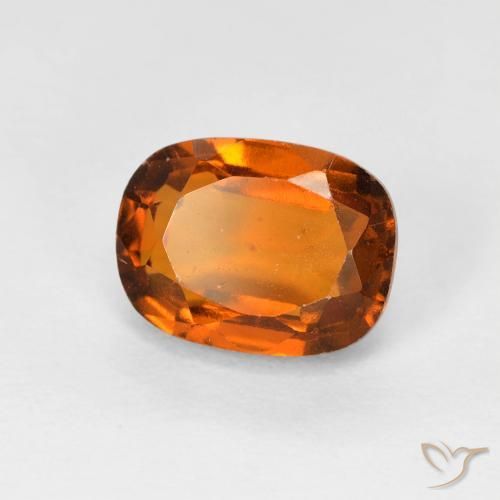2.08 ct Orange Hessonite Garnet Stone, Natural Hessonite Garnet in Cushion-Cut Shape for Sale