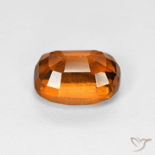 Hessonite Garnet Gemstone in 8 x 6 mm (calibrated) Size for Sale, Hessonite Garnet Stone in Deep Orange Color