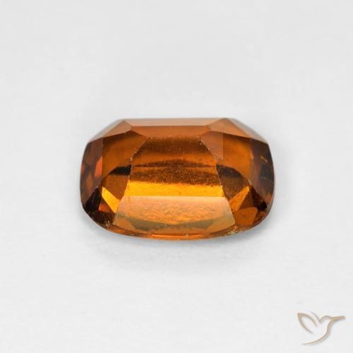 Hessonite Garnet Gemstone in 8 x 6 mm (calibrated) Size for Sale, Hessonite Garnet Stone in Medium Orange Color