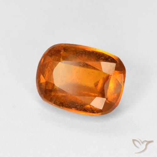 2.04 ct Orange Hessonite Garnet Stone, Natural Hessonite Garnet in Cushion-Cut Shape for Sale