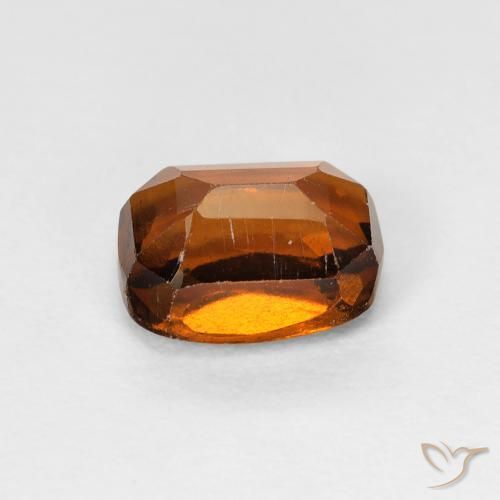 Hessonite Garnet Gemstone in 7 x 5 mm (calibrated) Size for Sale, Hessonite Garnet Stone in Deep Orange - Brown Color