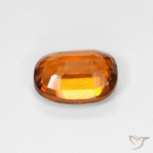Hessonite Garnet Gemstone in 8 x 6 mm (calibrated) Size for Sale, Hessonite Garnet Stone in Deep Orange Color