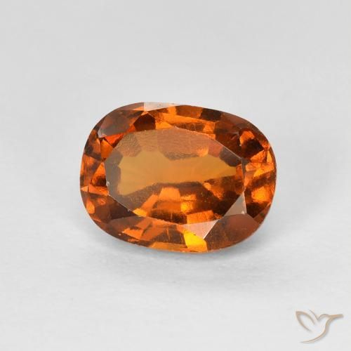 1.73 ct Orange Hessonite Garnet Stone, Natural Hessonite Garnet in Cushion-Cut Shape for Sale