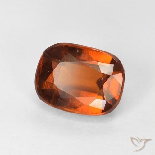2.33 ct Orange Hessonite Garnet Stone, Natural Hessonite Garnet in Cushion-Cut Shape for Sale