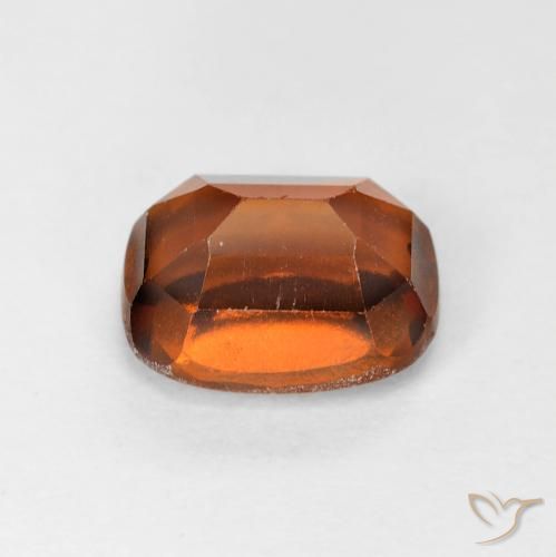 Hessonite Garnet Gemstone in 8 x 6 mm (calibrated) Size for Sale, Hessonite Garnet Stone in Amber Orange Color
