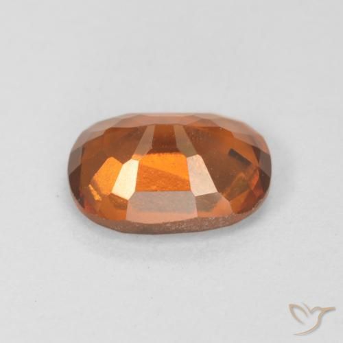 Hessonite Garnet Gemstone in 8 x 6 mm (calibrated) Size for Sale, Hessonite Garnet Stone in Reddish Orange Color