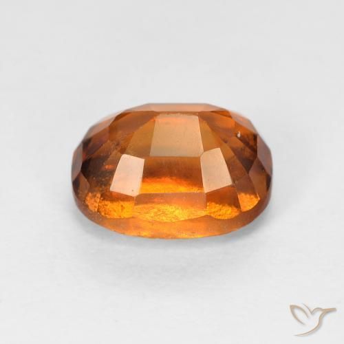 Hessonite Garnet Gemstone in 8 x 6 mm (calibrated) Size for Sale, Hessonite Garnet Stone in Deep Orange Color