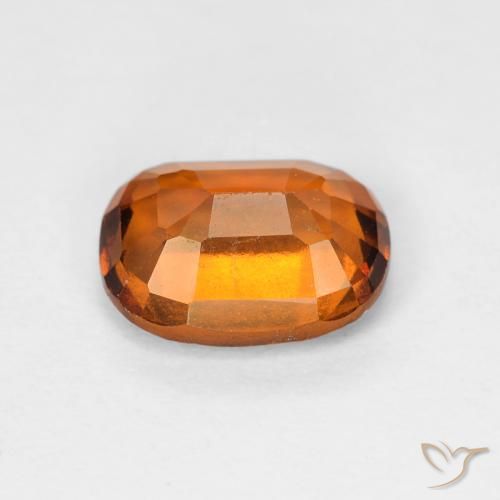 Hessonite Garnet Gemstone in 8 x 6 mm (calibrated) Size for Sale, Hessonite Garnet Stone in Deep Orange Color