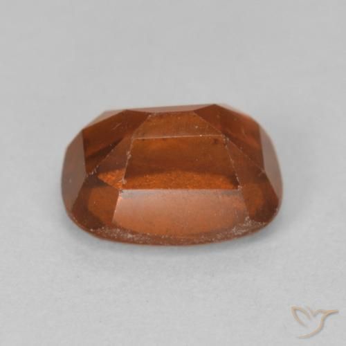Hessonite Garnet Gemstone in 8 x 6 mm (calibrated) Size for Sale, Hessonite Garnet Stone in Reddish Orange Color