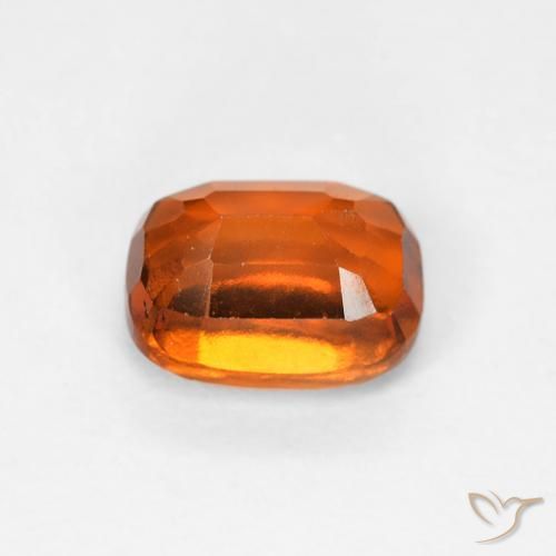 Hessonite Garnet Gemstone in 7 x 5 mm (calibrated) Size for Sale, Hessonite Garnet Stone in Deep Orange Color